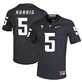 Washington State Cougars 5 Travell Harris Black College Football Jersey Dzhi,baseball caps,new era cap wholesale,wholesale hats